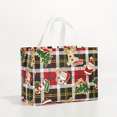 Christmas Non-woven Gift Packaging Bags Set, 6 Colors, 6/12pcs