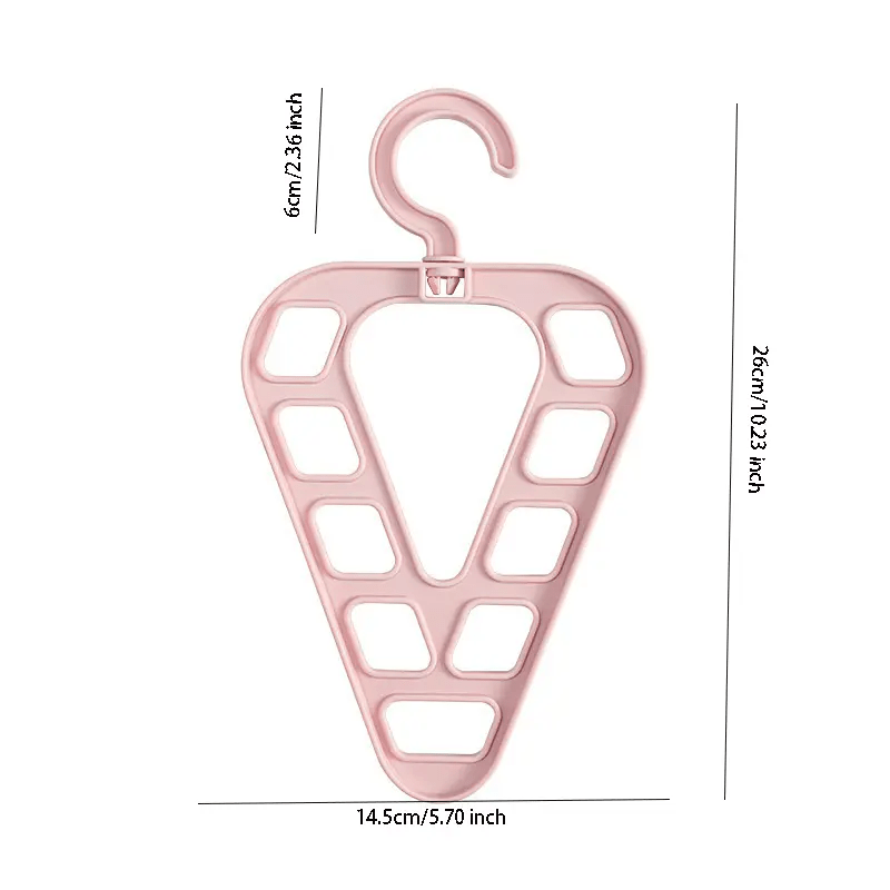 5pcs 9 Hole Magic Clothes Hanger Closet Organizer