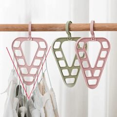 5pcs 9 Hole Magic Clothes Hanger Closet Organizer