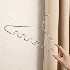 5pcs Wave Shaped Non Slip Hanger for Straps & Underwear