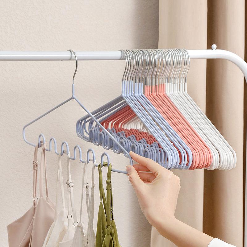 5pcs Wave Shaped Non Slip Hanger for Straps & Underwear