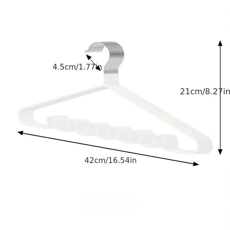 5pcs Wave Shaped Non Slip Hanger for Straps & Underwear