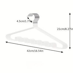 5pcs Wave Shaped Non Slip Hanger for Straps & Underwear