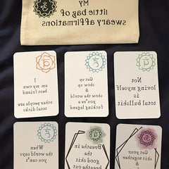 16pcs Funny Affirmation Card Gift Self Improvement Oath Card
