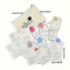 16pcs Funny Affirmation Card Gift Self Improvement Oath Card