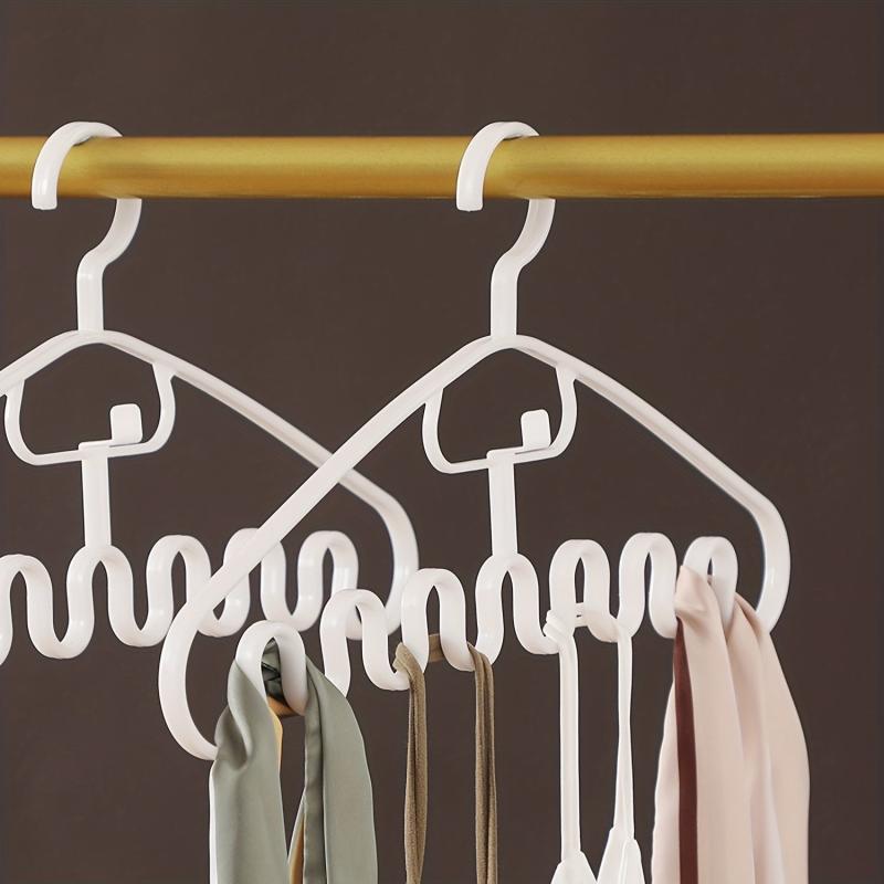 Large Wavy Clothes Hangers Non-slip Plastic Multifunctional Household Hangers
