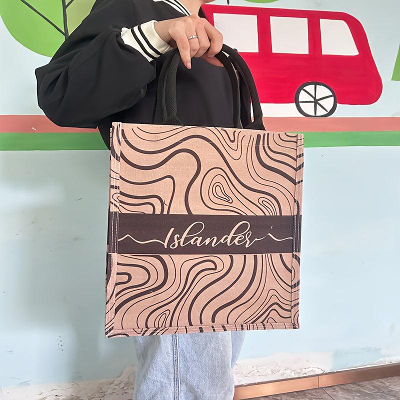 Canvas Jute Student Handbag Felt Shopping Bag