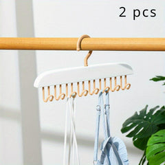 2pcs Plastic Clothes Hanger Wave Drying Rack