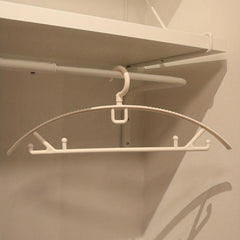 5pcs Anti-slip Clothes Hanger Drying Rack Coat Hanger Adult Clothes Drying Rack