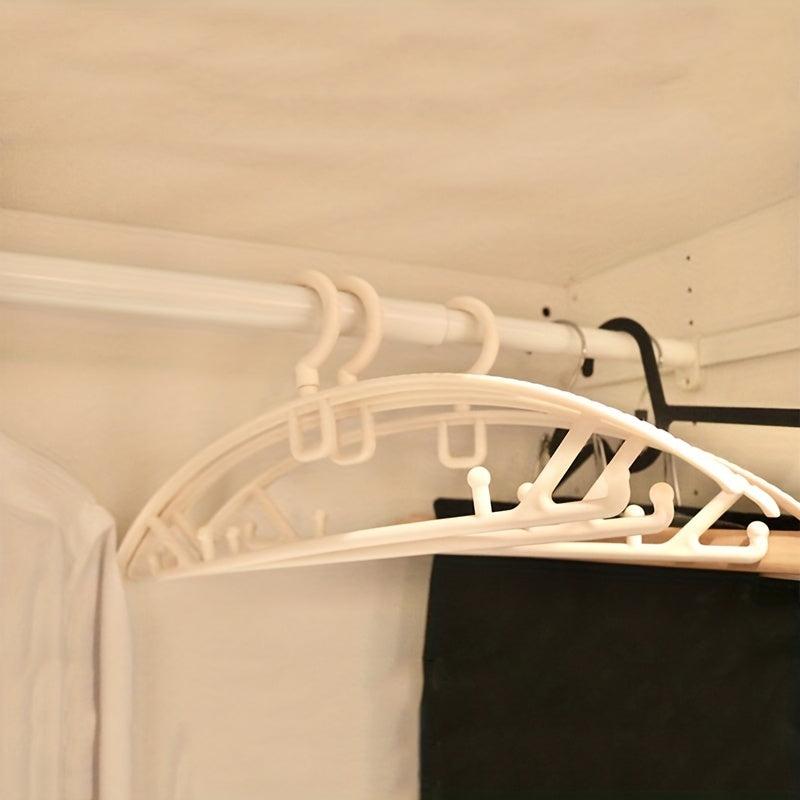 5pcs Anti-slip Clothes Hanger Drying Rack Coat Hanger Adult Clothes Drying Rack