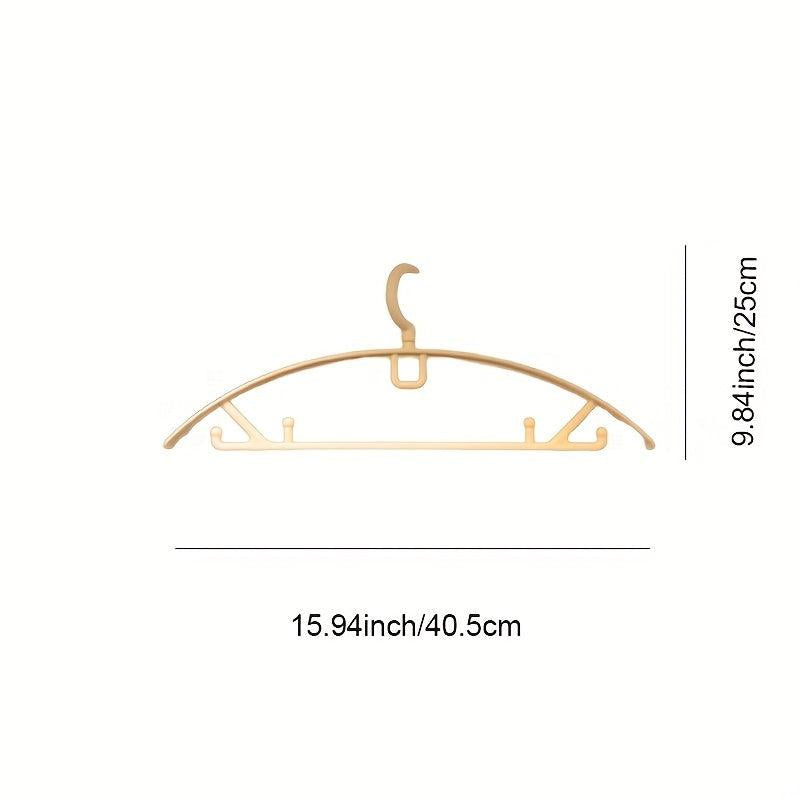 5pcs Anti-slip Clothes Hanger Drying Rack Coat Hanger Adult Clothes Drying Rack