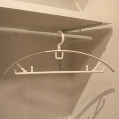 5pcs Anti-slip Clothes Hanger Drying Rack Coat Hanger Adult Clothes Drying Rack