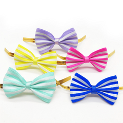 100pcs Golden Thread Bow Tie Packaging Bag