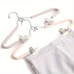 Metal Pants Drying Hangers w/ Connection Hook Clothes Storage Hanger