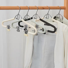 Metal Pants Drying Hangers w/ Connection Hook Clothes Storage Hanger