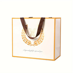Gold Foil Alphabet Initial A Gift Bag Set