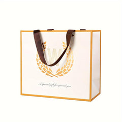 Gold Foil Alphabet Initial A Gift Bag Set
