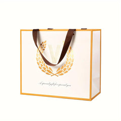 Gold Foil Alphabet Initial A Gift Bag Set