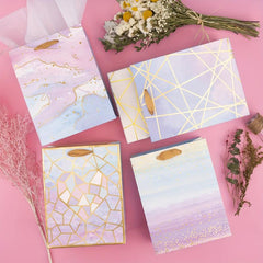 Colorful Marble Pattern Gift Bag 17 x 10 x 22