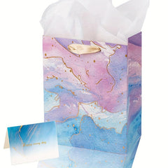 Colorful Marble Pattern Gift Bag 17 x 10 x 22