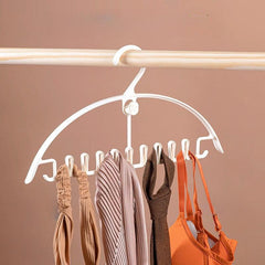 2pcs Multifunctional Clothes Hanger Seamless Wave Storage Rack