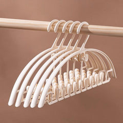 2pcs Multifunctional Clothes Hanger Seamless Wave Storage Rack