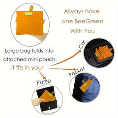 10 Park Reusable Grocery Bags Bulk Oversized Tote Bags - 50lbs Capacity