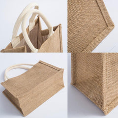 Reusable Linen Tote Bag for Grocery Shopping