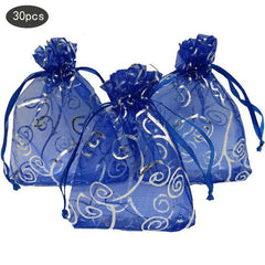Bronzing Silvery Vine Yarn Bag Ribbon Gift Bag Snow Yarn Packaging Bag