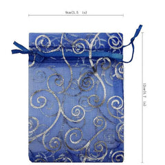 Bronzing Silvery Vine Yarn Bag Ribbon Gift Bag Snow Yarn Packaging Bag