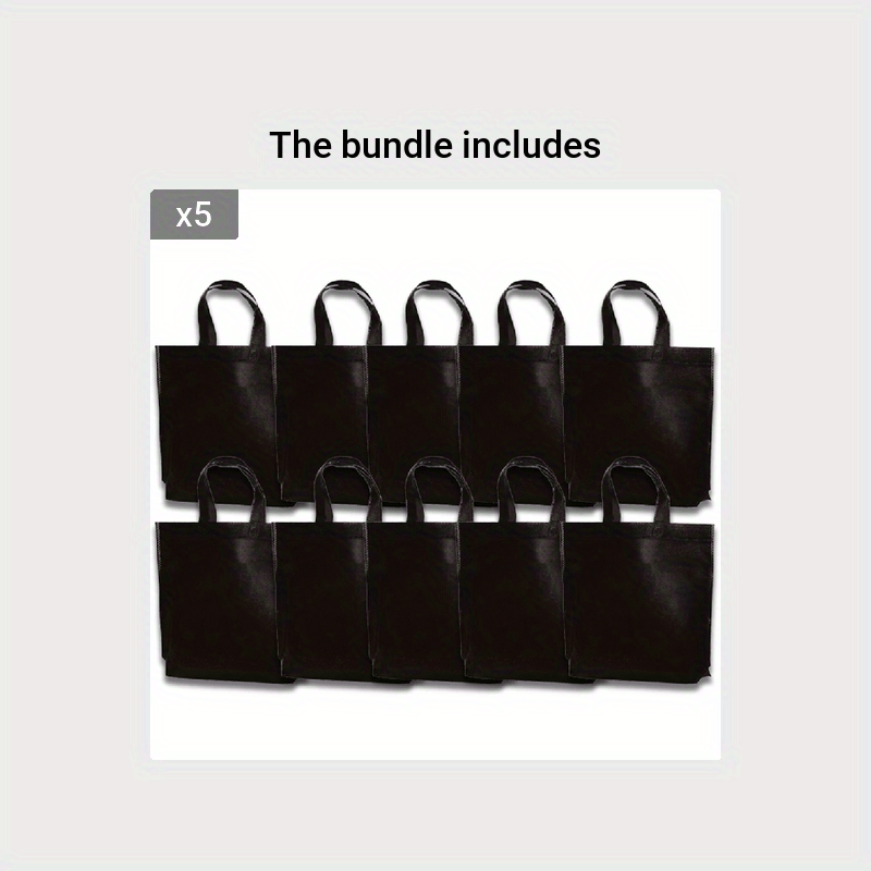 10pcs Non-woven Party Bags with Handles for Birthdays
