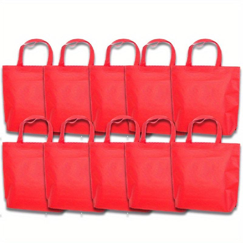 10pcs Non-woven Party Bags with Handles for Birthdays