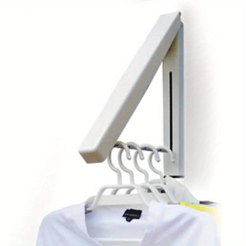 Stainless Steel Wall Mounted Folding Clothes Hanger Rack