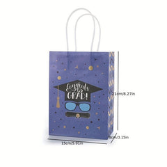 10pcs Gift Paper Bag Holiday Gift Packaging Bag