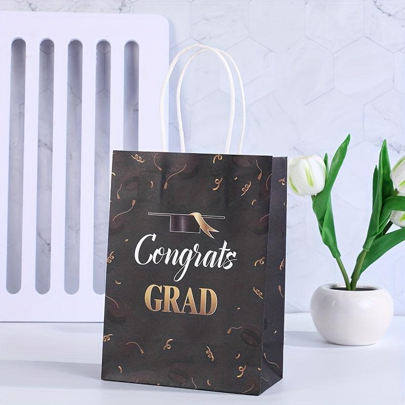 10pcs Gift Paper Bag Holiday Gift Packaging Bag