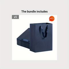 Navy Gift Bags Large Gift Bags With Ribbon Handle Heavy Duty Paper Bags
