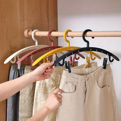 Windproof Sock Clip Clothes Drying Rack Wide Shoulder Non-slip Clothes Support