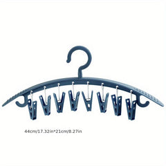 Windproof Sock Clip Clothes Drying Rack Wide Shoulder Non-slip Clothes Support