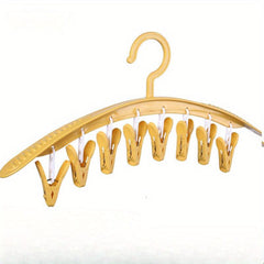 Windproof Sock Clip Clothes Drying Rack Wide Shoulder Non-slip Clothes Support