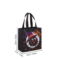 6pcs Halloween Trick Or Treat Bag Tote Bag With Handle Gift Bag Non-woven
