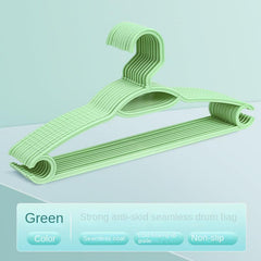 10pcs Non-slip Clothes Hanger Drying Rack Windproof Sundress Brace
