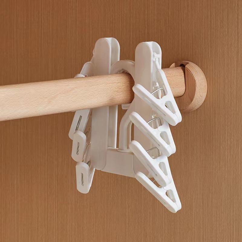 Household Foldable 8 clip Sock Holder Baby Clothes Holder Windproof Hat Holder