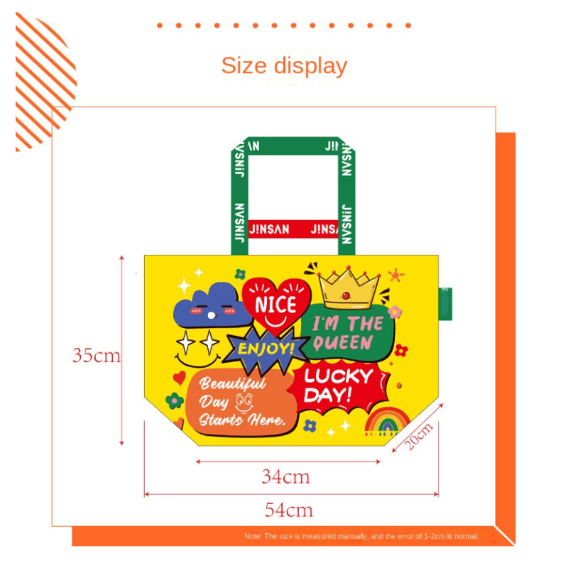 Woven Hand Shopping Bag PP Supermarket Boat Storage Bag