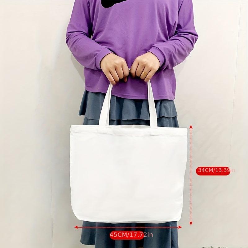 Canvas Bag Portable Shopping Bag Clothing Bag High Beauty Gift