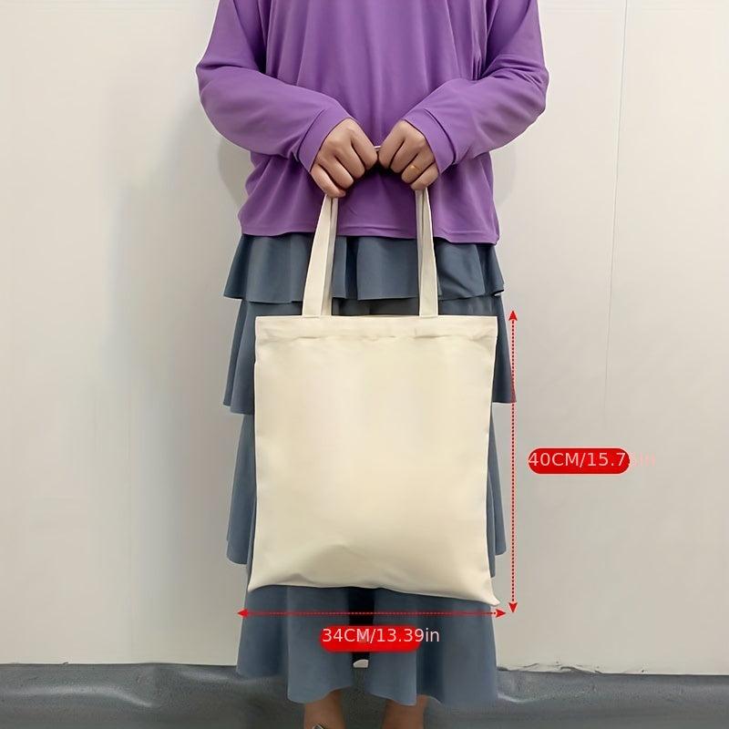 Canvas Bag Portable Shopping Bag Clothing Bag High Beauty Gift