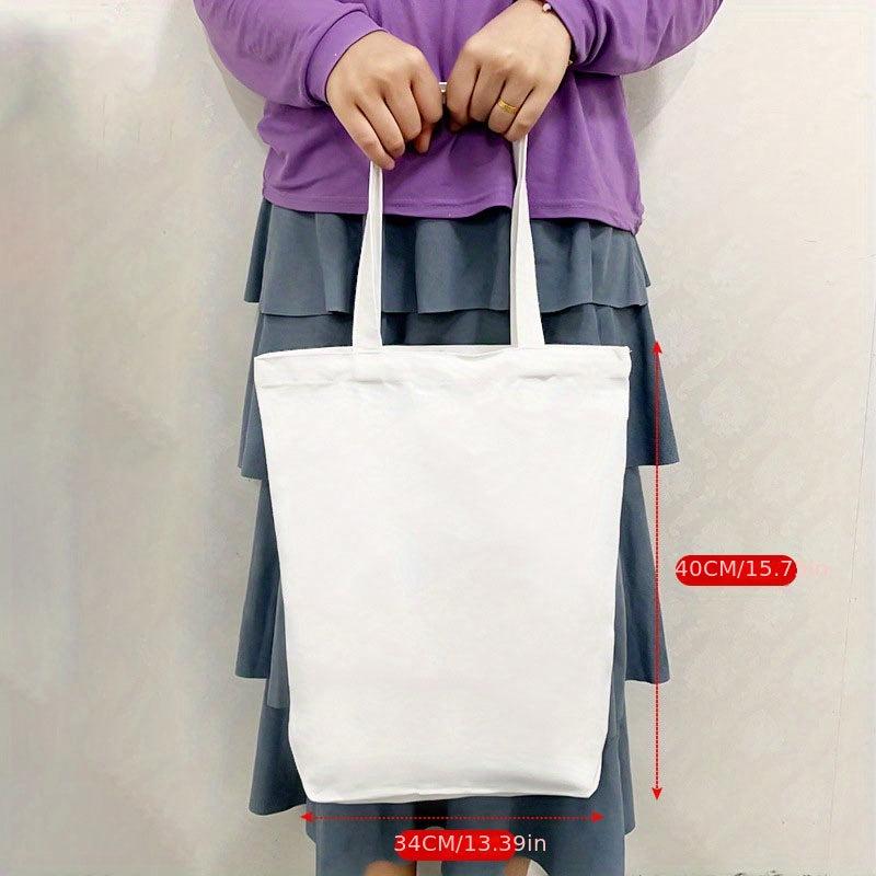 Canvas Bag Portable Shopping Bag Clothing Bag High Beauty Gift