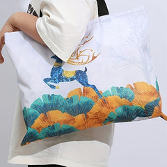 Women's Graphic Printing Polyester Shoulder Bag Lightweight Shopping Bag