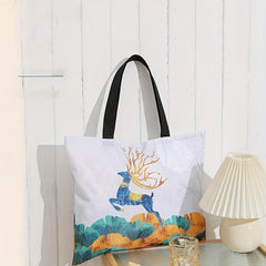 Women's Graphic Printing Polyester Shoulder Bag Lightweight Shopping Bag