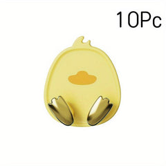 10pcs Strong Adhesive Wall Storage Hook for Kitchen Bathroom
