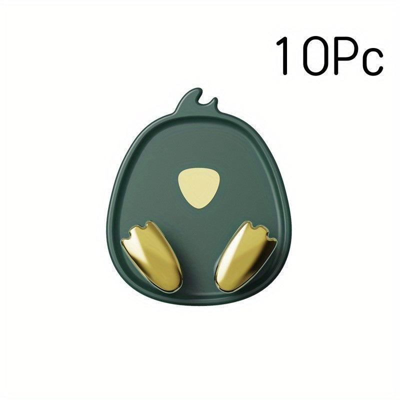 10pcs Strong Adhesive Wall Storage Hook for Kitchen Bathroom